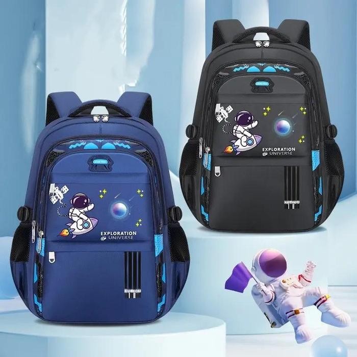 

Tas Sekolah Anak Laki Laki Tas Ransel anak SD SMP SMA Import Waterproof Tas Punggung anak Astronaut