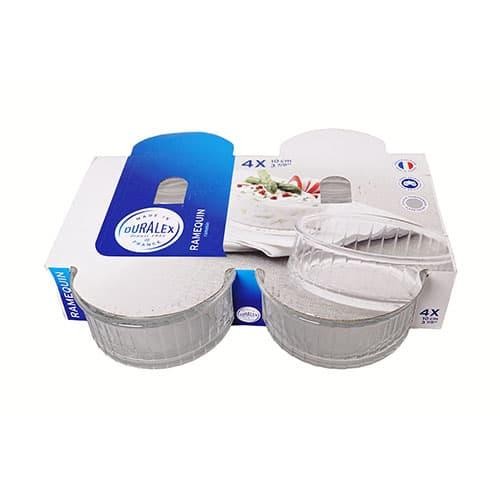 Duralex Mangkuk Ramekin 10Cm Set Of 4 - 5010A/C04 Bening