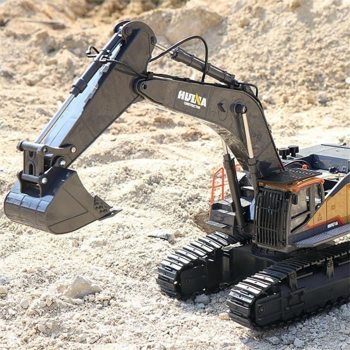 Huina 1592 RC Excavator 22CH 1/14 Mobil Alat Berat