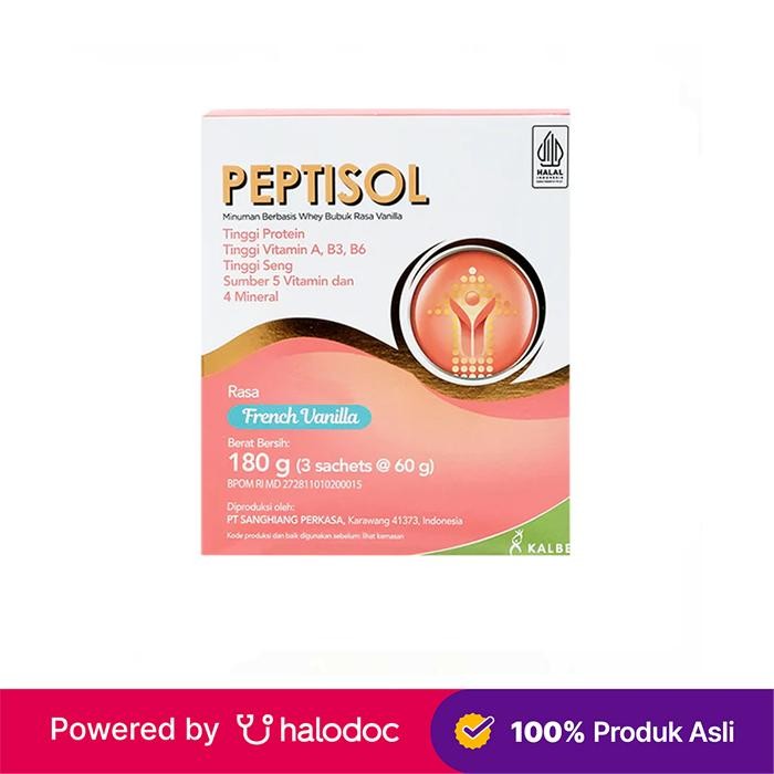 

Peptisol Rasa French Vanilla 180 g - Susu Dewasa - Halodoc