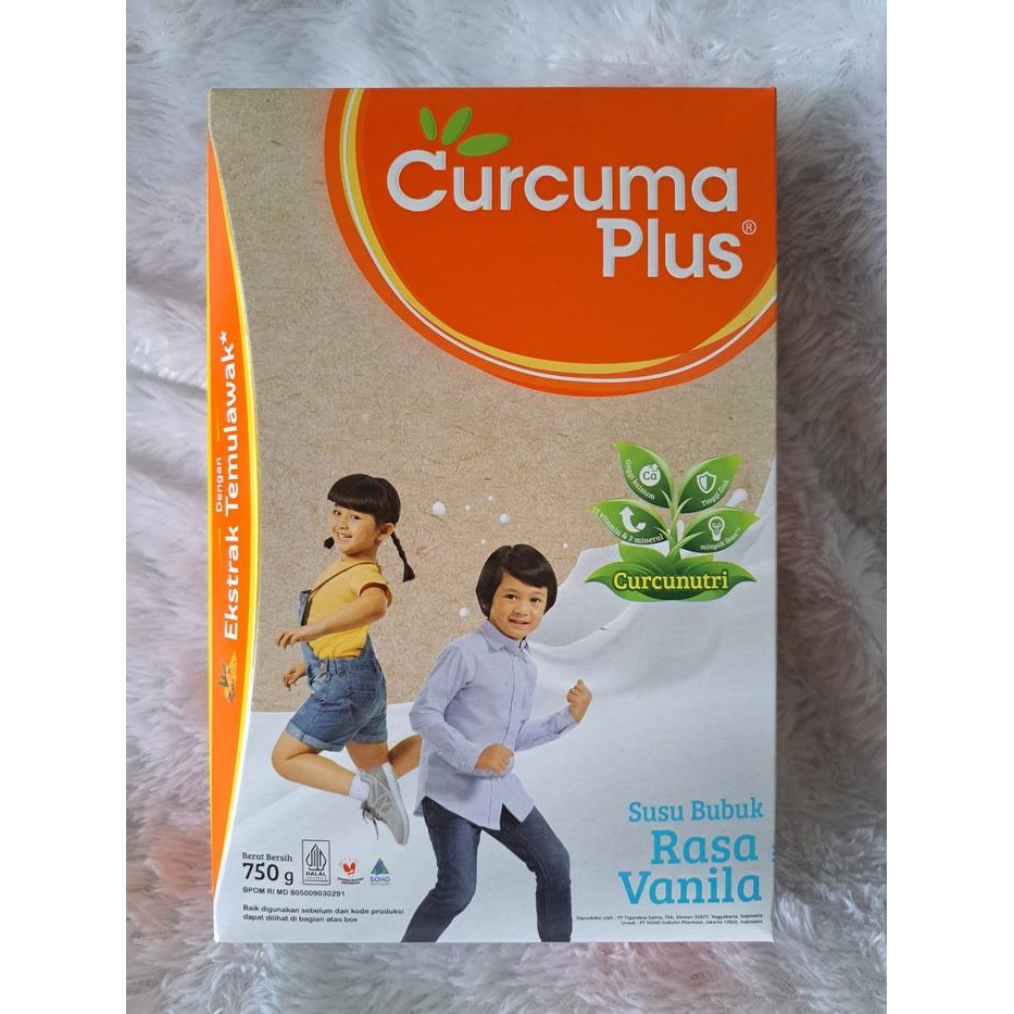 

Curcuma Plus Susu Bubuk Vanilla Ekstra Temulawak - 750gr