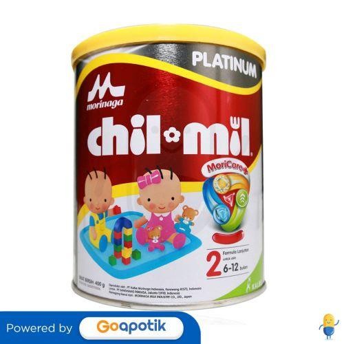 

MORINAGA CHIL MIL PLATINUM 2 SUSU USIA 6-12 BULAN 400 GRAM KALENG