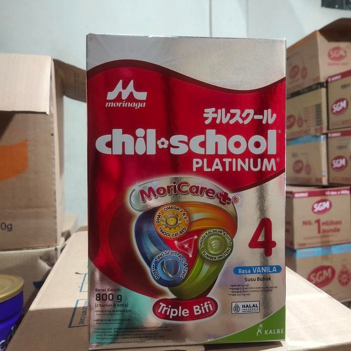 

chil school platinum vanila/madu/coklat 800 gram