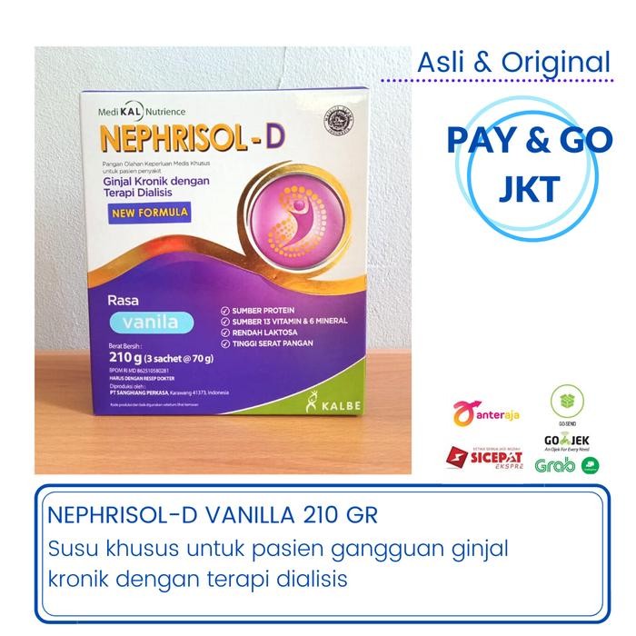

SUSU GINJAL NEPHRISOL D-231 GR (NUTRISI KHUSUS PASIEN GINJAL KRONIK)