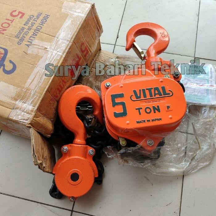 Chain block Vital 5 ton x 3 meter-chain block manual VITAL JAPAN