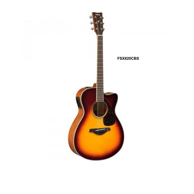 YAMAHA FSX820C BROWN SUNBURST Gitar Akustik Elektrik