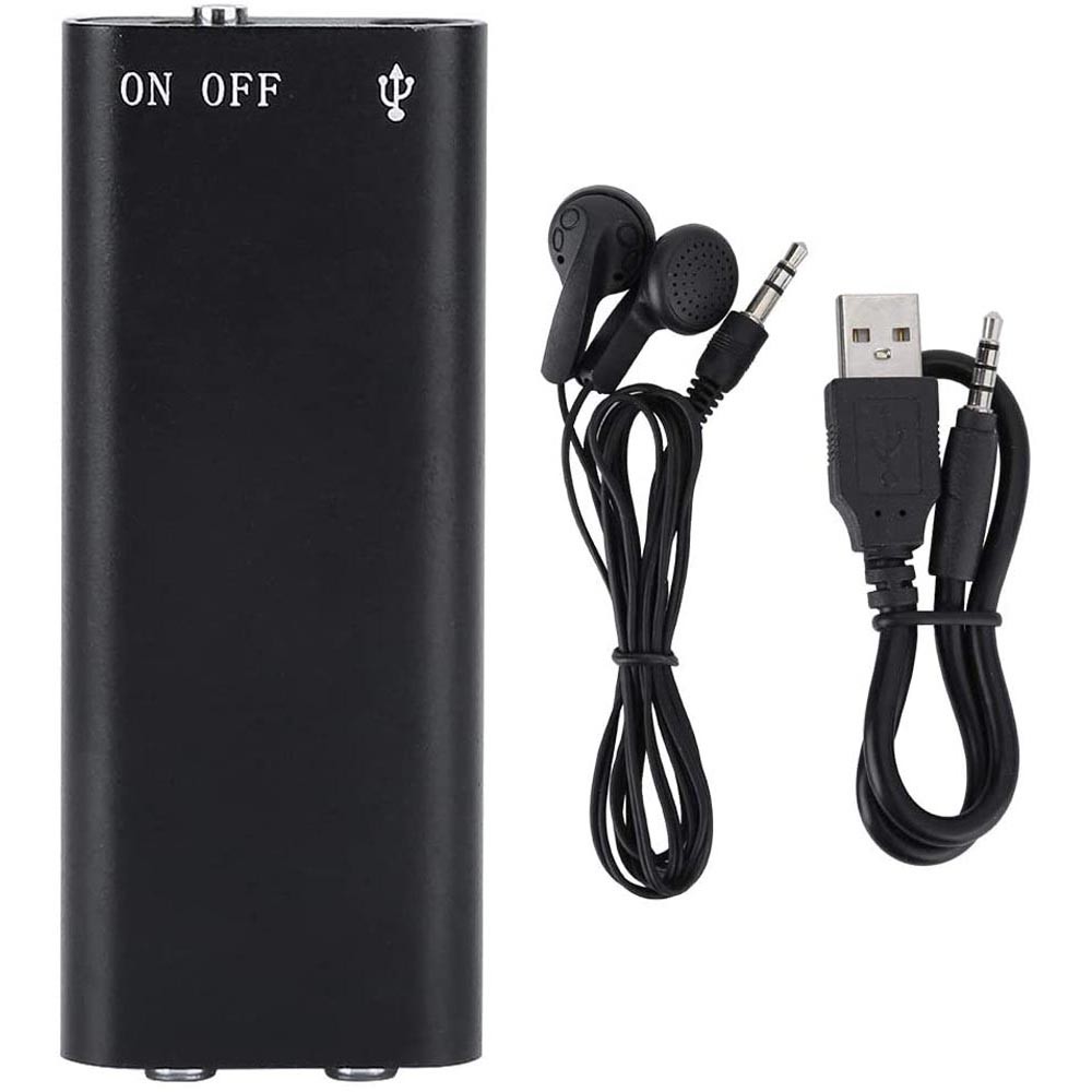 32GB Memory Voice Recorder Ultra Small Magnetic Voice Activated Recorder With 192 Hours Recording