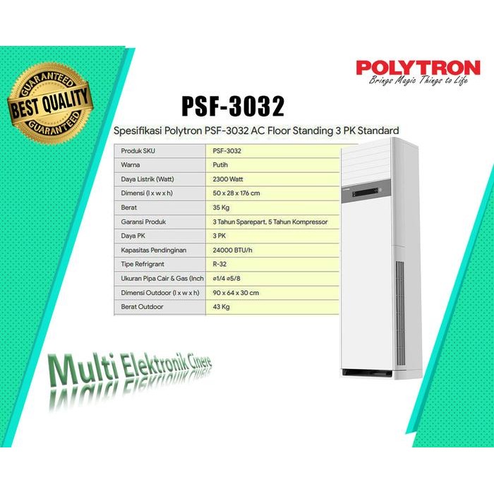 Ac Floor Standing Polytron 3 Pk - Psf 3032