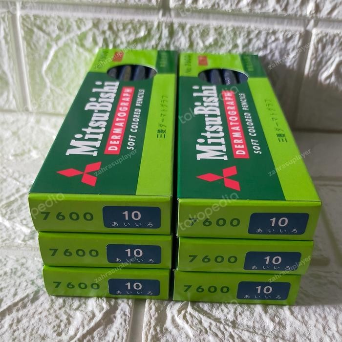 

Ready- Pensil Kaca Dermatograph Mitsubishi Biru Tua 7600