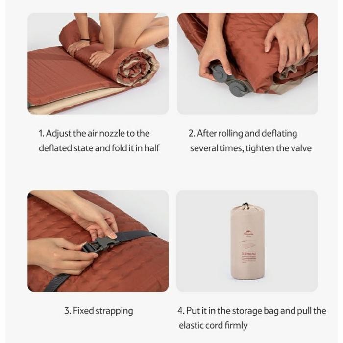 Matras double naturehike NH21FCD11 self inflate slee pad cam