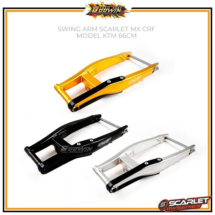 Swing Arm Scarlet MX 10916 CRF 150L 66 Cm KLX 150 WR 155 Swingarm Model KTM Almunium 66 Cm