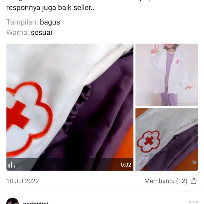Baju Dokter Kecil Anak Perempuan Kostum Dokter Jas Dokter Seragam Dokter Bedah Fashion Baju Profesi