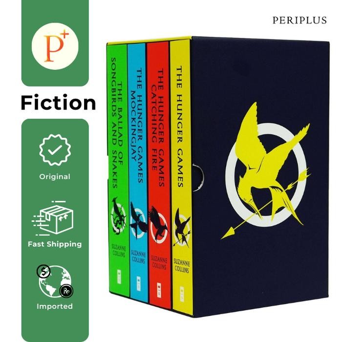 Terlaris Hunger Games 4 Books Set pb UK - 9780702313813 SALE