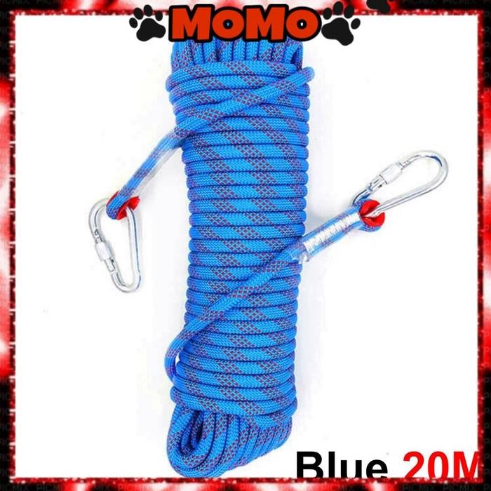 Tali karmantel Tali Panjat Tebing Tali Paracord 10 Meter Panjang Tebing Climbing Rope Tali Panjat