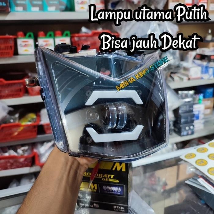 Lampu daymaker beat FI 4 lensa jauh dekat