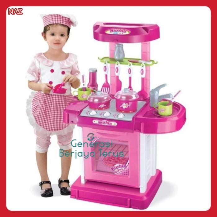 Mainan Anak Perempuan Kitchen Set Besar/Mainan Masak Masakan Besar 008