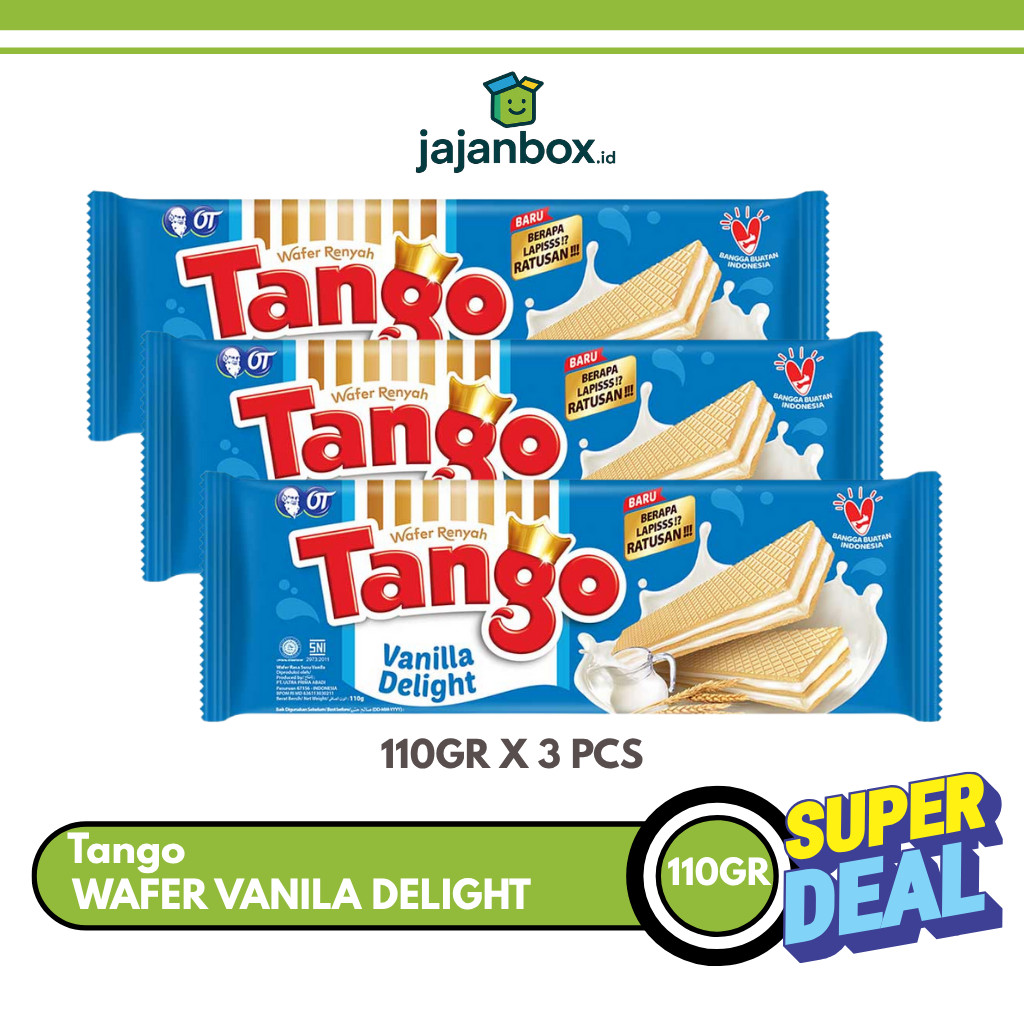 

Tango Wafer Vannila 100gr - 3 PCS