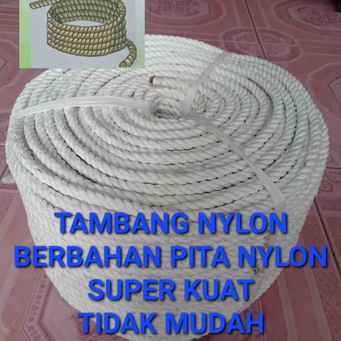 tali tambang nilon 10 mm,roll 50 mtr *