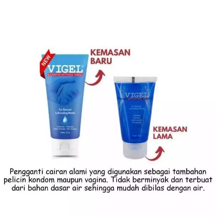 Vigel Lubricating Gel / Pelumas Lubricant Pria & Wanita *