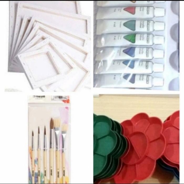 

Paket Kanvas 14 (Kanvas 40X40,Cat Akrilik,Palet,Kuas)