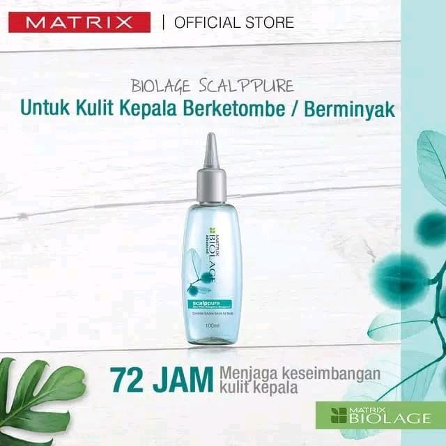 Matrix Biolage Scalppure Serum 100ml rambut berminyak ketombe vitamin rambut