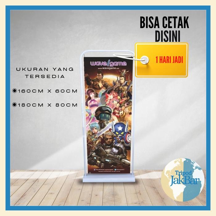 

Door Frame Stand / Tripod Banner Stand Alumunium Kokoh