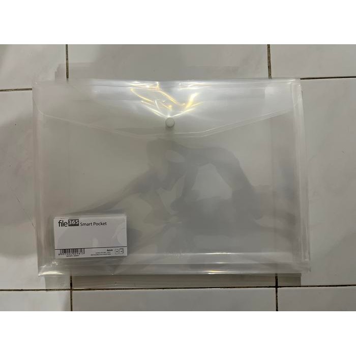 

Map Plastik Kancing Bening Folio Daiichi Smart Pocket 1 Pak Isi 12 Pcs