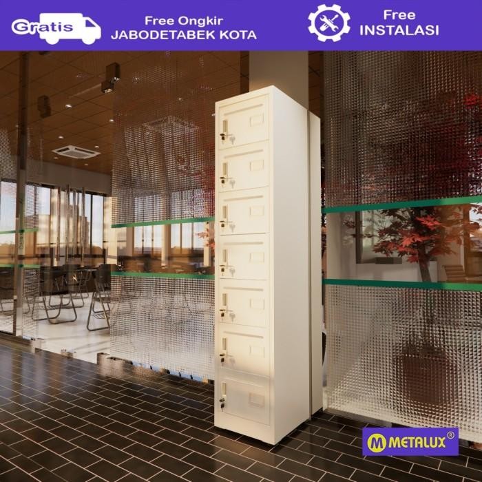 

METALUX KAMA VII - Loker Besi 7 Pintu Metal Locker Mail Box