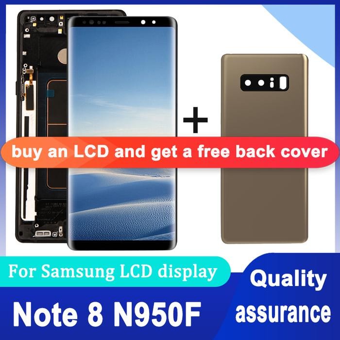 Tested 6.3 Super AMOLED For Samsung Note 8 LCD Display Touch S