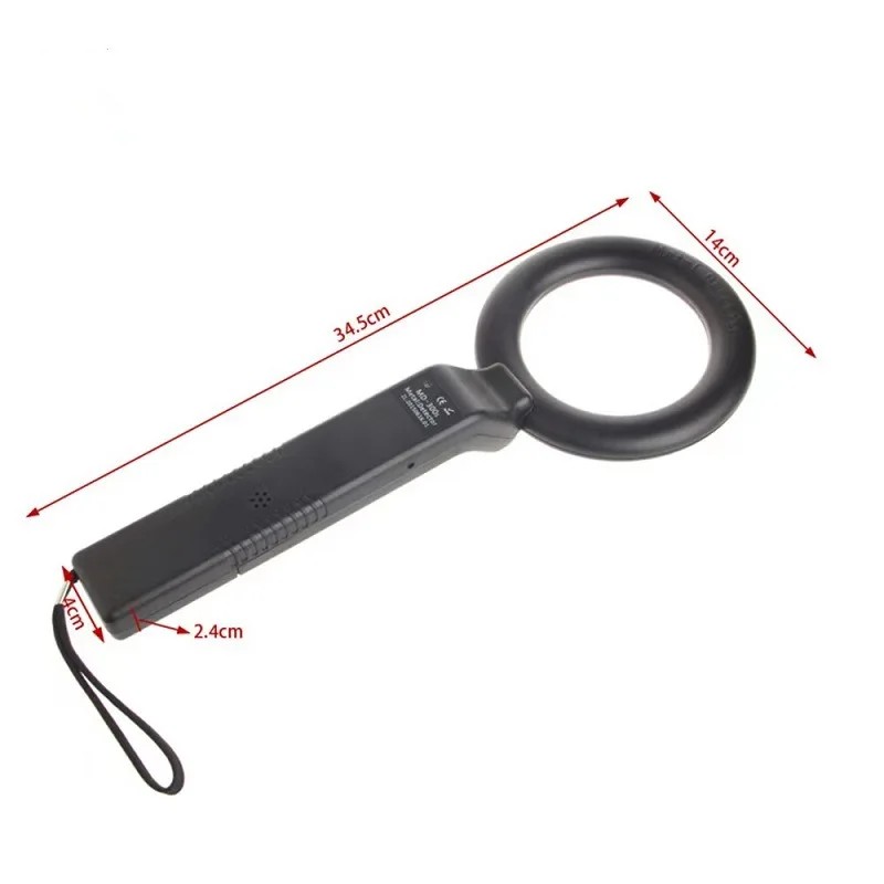 Portable Round Metal Detector Md-300 School Bus Station Security Inspection Device Handheld X-ray