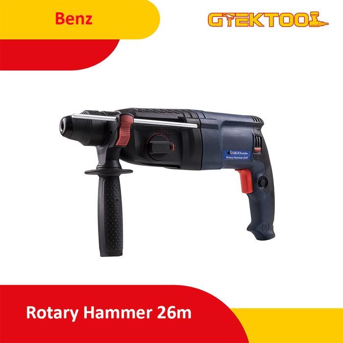 BENZ ROTARY HAMMER DRILL 26MM MESIN BOR BOBOK TEMBOK BETON BZ-8826 RE TERMURAH