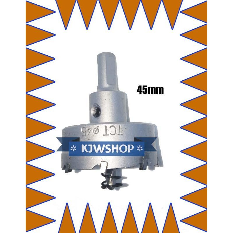 HOLESAW TCT 45 MM PELUBANG MATA BOR BESI STAINLESS HOLE SAW 45MM MILI TERMURAH