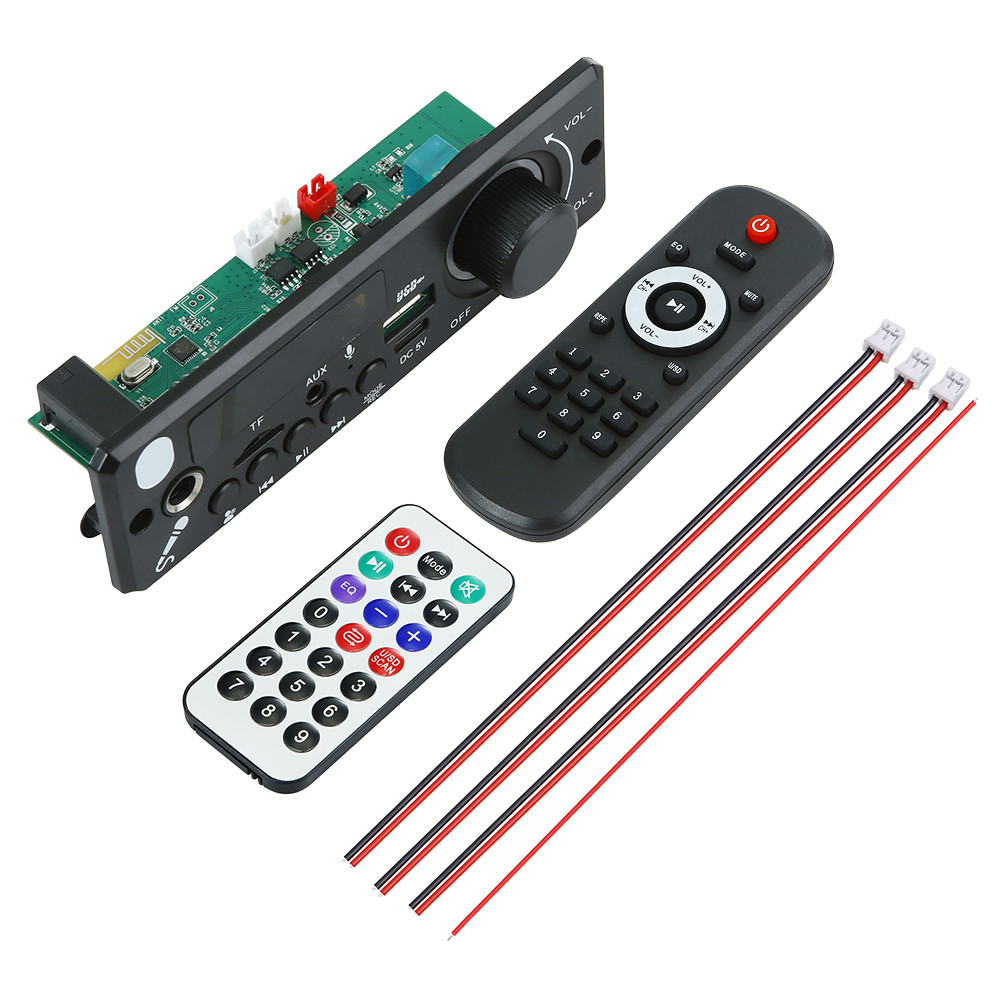 6W Amplifier Music Player Microphone Record Audio MP3 Player TF USB Bluetooth-Compatible 5.0 MP3 WMA