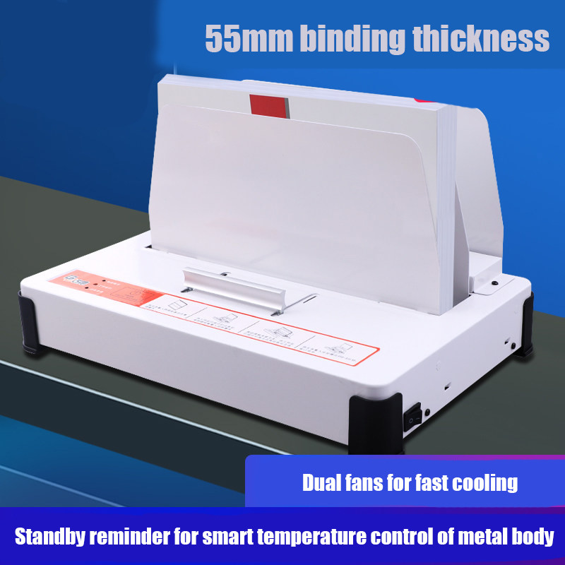 

Hot Melt Binding Machine GD380 A4 Book Cover Glue Binder Electric Hot Melt Glue DIY Wireless Glue