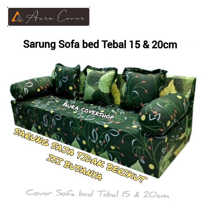 Sarung Sofabed Busa Inoac/Royal Tebal 15-20 cm No 1 2 3 4 Size 180x200 / 160x200 / 145x200 /