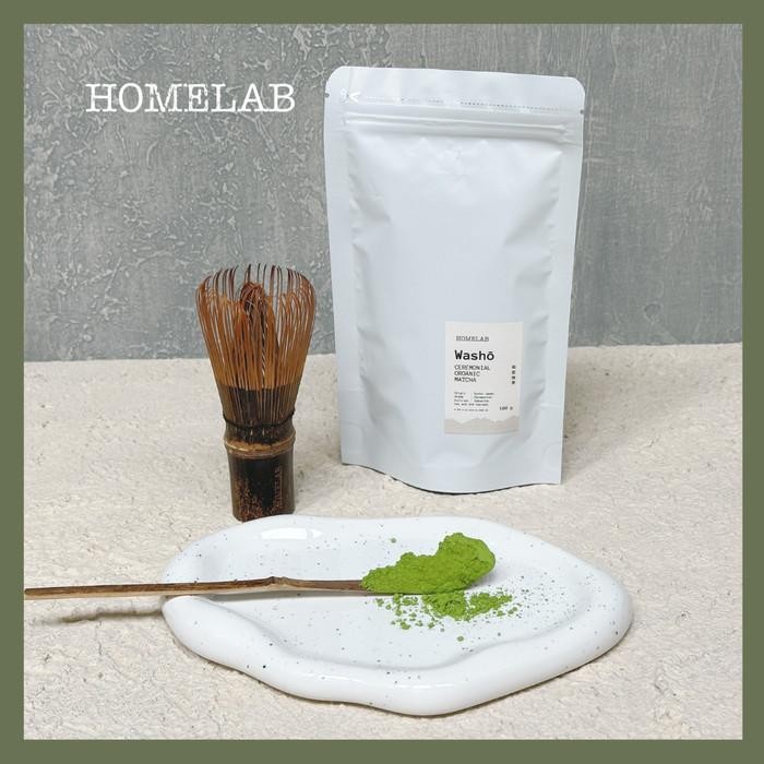 

Homelab Washo 100% Organic Pure Ceremonial Grade Matcha Powder - Bubuk