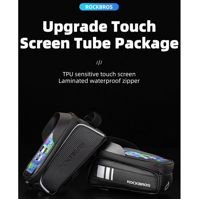 Bike Tas Sepeda Rockbros Mtb Road Bike Sepeda Lipat Waterproof Front Tube