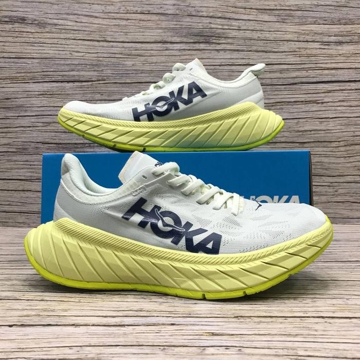 SEPATU HOKA ONE ONE CARBON X2 LUMINARY GREEN