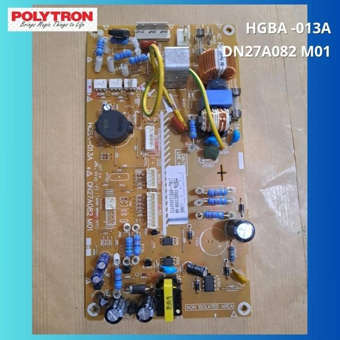 Pcb Modul Kulkas Polytron Inverter Hgba-013A Dn27A082 M01 Original