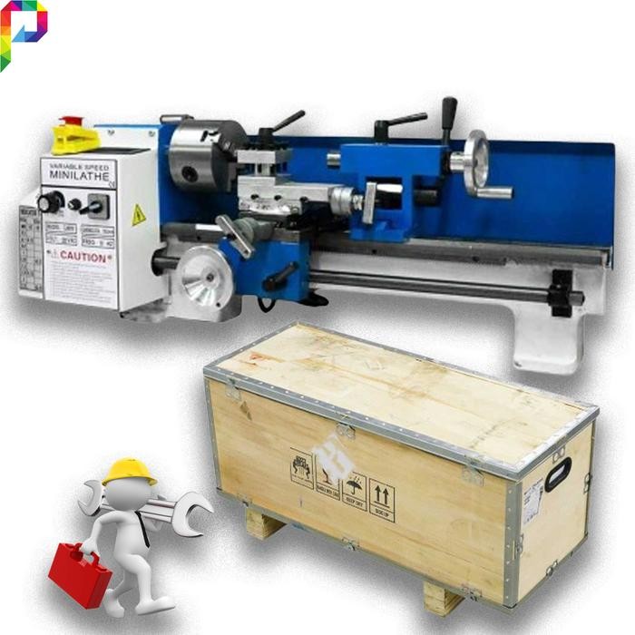 Alat Mesin Bubut Mini Lathe Wood Metal Working 550 watt 3500 rpm MX-0618