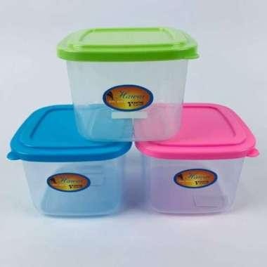 Toples Plastik Segi Kotak Kecil Murah Toples Sealware Segi Plastik Kode 1219