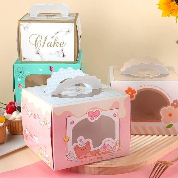 Box Kue 16x16 x12cm Dus Kue Kotak Kue Tart Box Kue Ultah Sovenir Ultah Kode 257