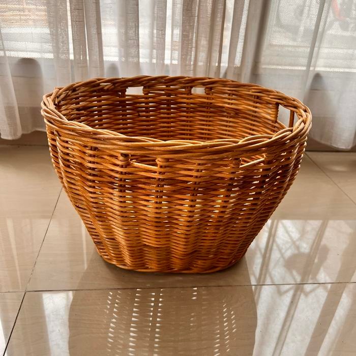Keranjang Sepeda Rotan Sepeda Motor Keranjang Parcel Hampers Pasti Ori