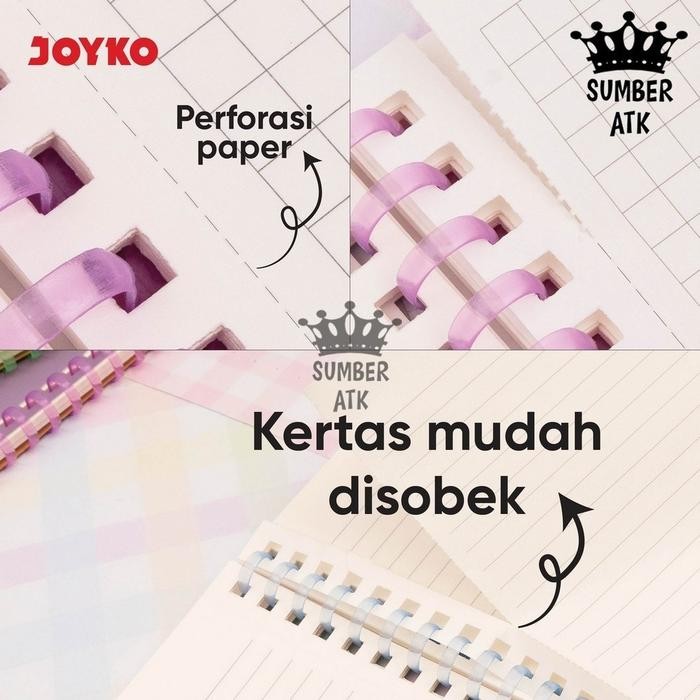 

Terlaris- Buku Tulis Catatan Bergaris Ruled Notebook Joyko Nb-736 A5 Ultra Smooth Paper