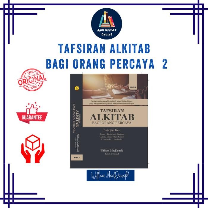 

Promo Tafsiran Alkitab Bagi Orang Percaya 2 (Hardcover) Terlaris