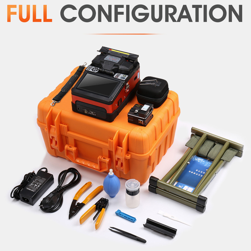 ⚠️ STOK TERBATAS  A-81S Orange Fully Automatic Intelligent Fusion Splicer Machine Fiber optic splici