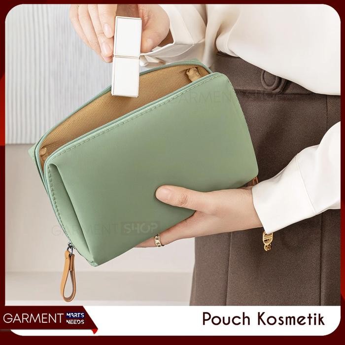 Pouch Kosmetik Travel Bag Korea Tempat Lipstik Bedak Sabun Travel Kit