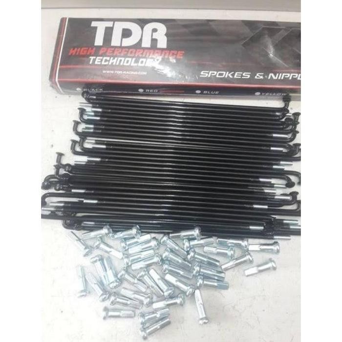 Ruji jari jari TDR hitam ring 18 rx-king