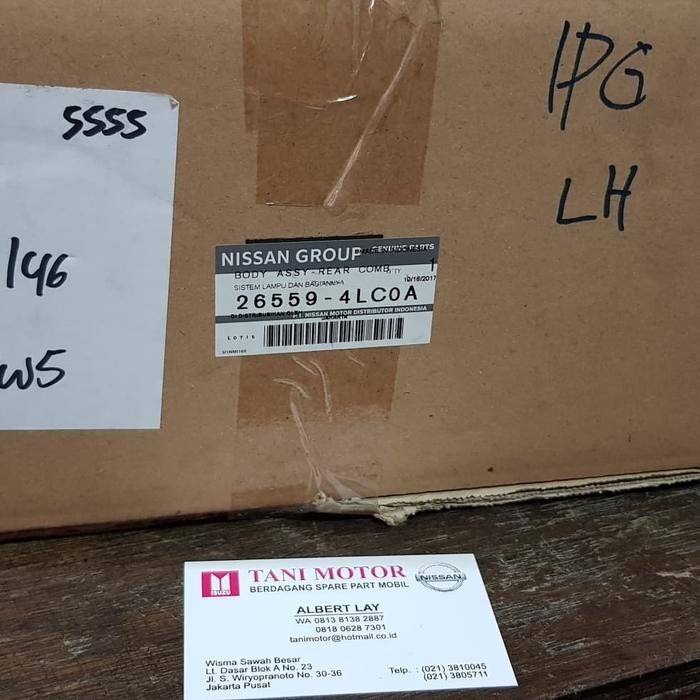 Stop Lamp Lampu Belakang Datsun Go Panca Original