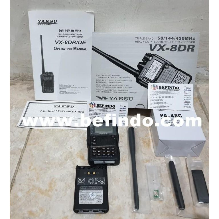 [Expret] HT YAESU VX-8DR Triband Waterproof